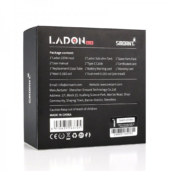 Smoant Ladon 225W AIO 2-in-1 Box Kit