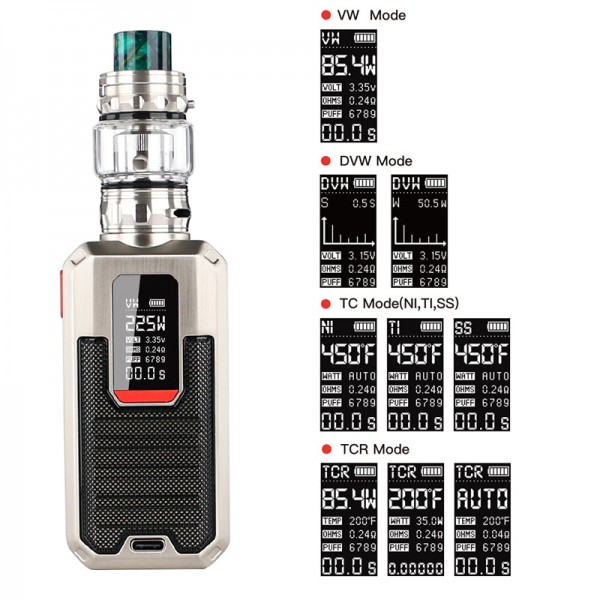 Smoant Ladon 225W AIO 2-in-1 Box Kit