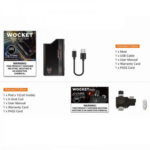 Snowwolf Wocket Pod System Kit 1150mah