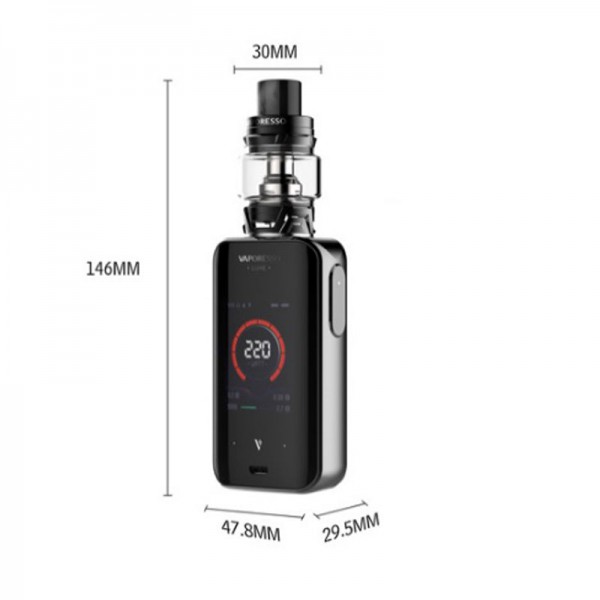 Vaporesso Luxe 220W Touch Screen TC Kit with SKRR Tank