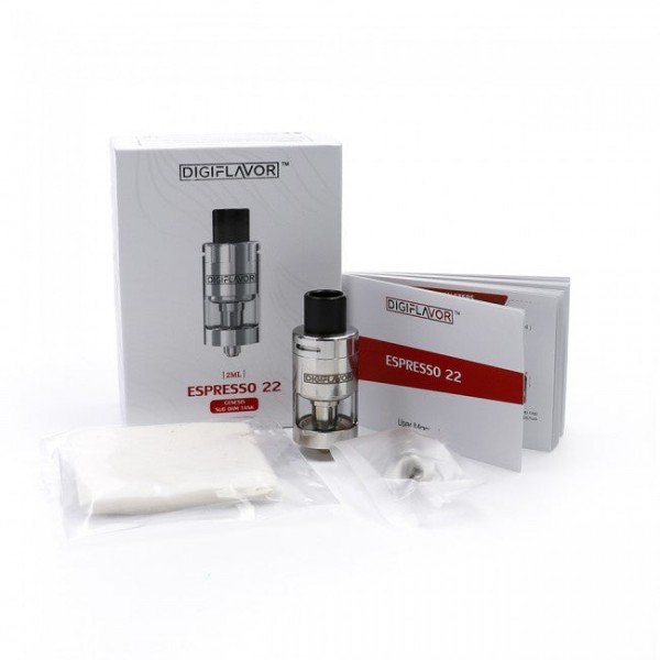 Digiflavor Espresso Rebuildable Sub Ohm tank– 22 Version-Black