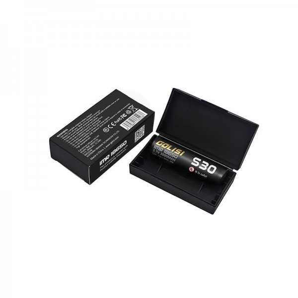 GOLISI IMR S30 18650 3000mah 35A Battery UL Edition 2pcs