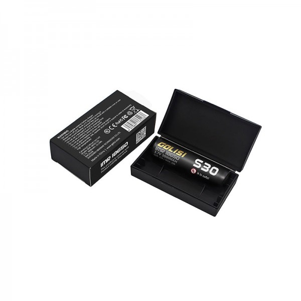 GOLISI IMR S30 18650 3000mah 35A Battery UL Edition 2pcs