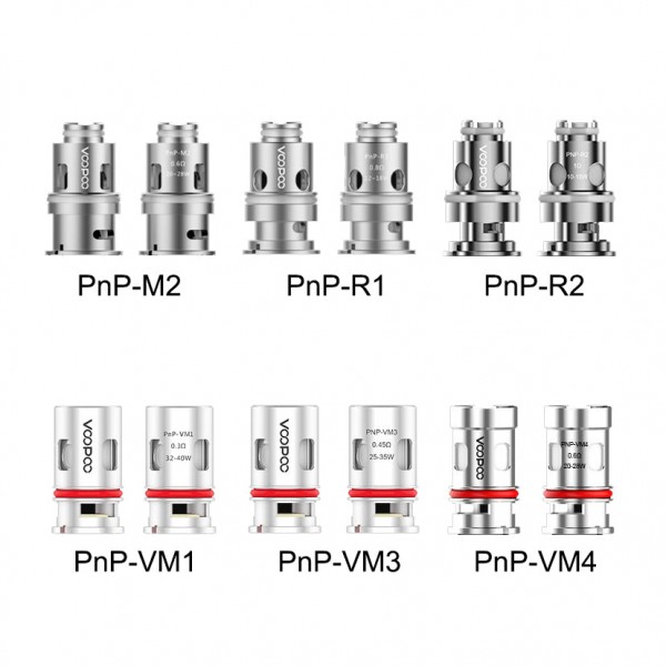 Voopoo PNP Coils for Drag Series and VINCI Series 5pcs