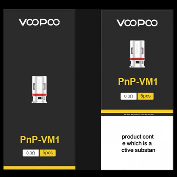 Voopoo PNP Coils for Drag Series and VINCI Series 5pcs