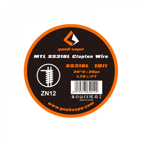 Geekvape MTL SS316L Clapton Wire