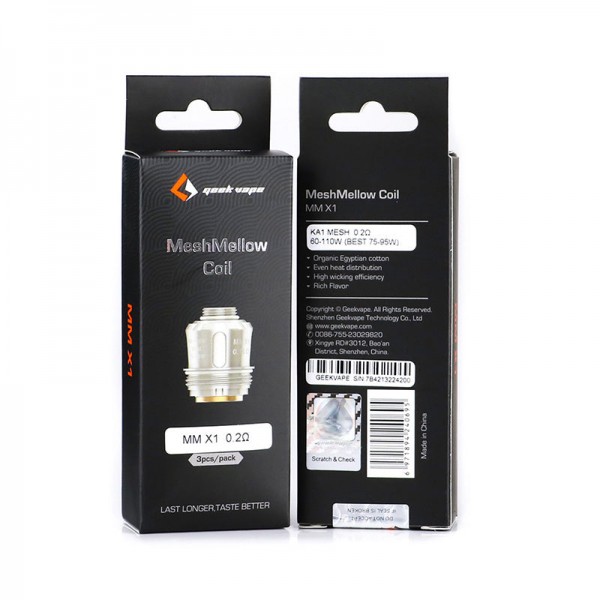 Geekvape Alpha Replacement Meshmellow Coils 3pcs