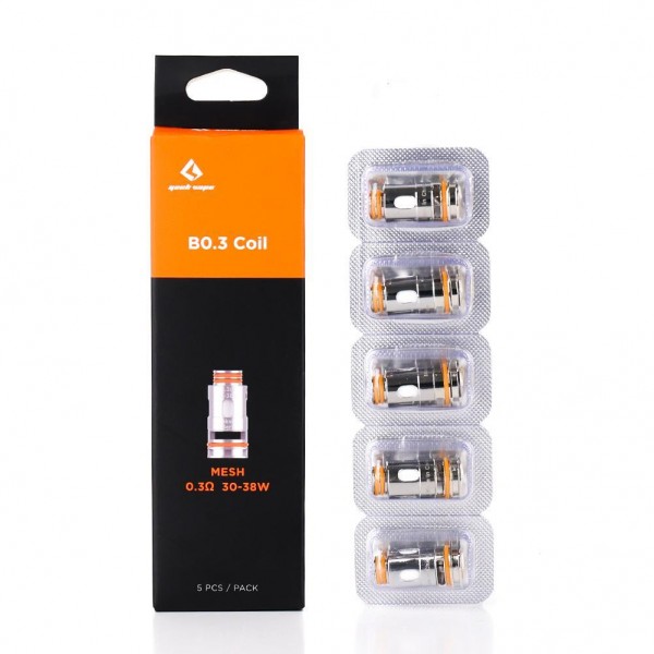 Geekvape B Series Coils 5pcs for Geekvape Z Nano 2 Tank/ Geekvape M100 Kit/ Geekvape Z50 kit/ Geekvape Z Nano Tank/ Geekvape Aegis Hero/ Geekvape Aegis Boost Plus/ Geekvape Aegis Boost