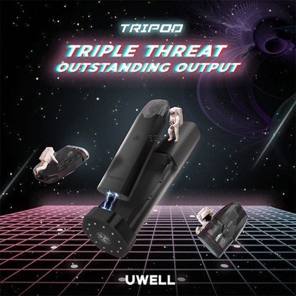 Uwell Tripod Pod System Kit with Charging Case 1000mAh