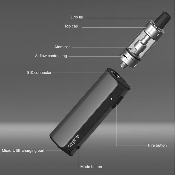 Aspire K Lite Starter Kit 900mah