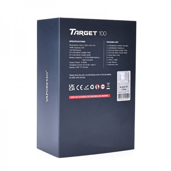 Vaporesso Target 100 Starter Kit 5ml