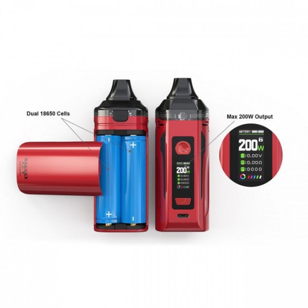 Artery Nugget GT Dual 18650 Pod Mod Kit