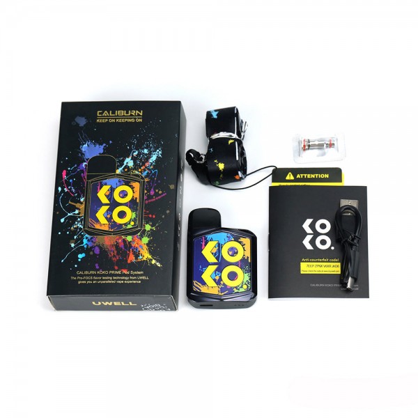 Uwell Caliburn KOKO Prime 15W Pod System Kit 690mAh